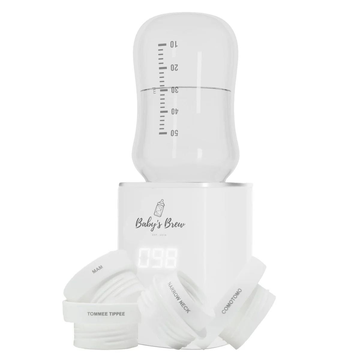 Portable Bottle Warmer Pro 3.0 | All-in-One Bundle (Warmer + 4 Adapters)