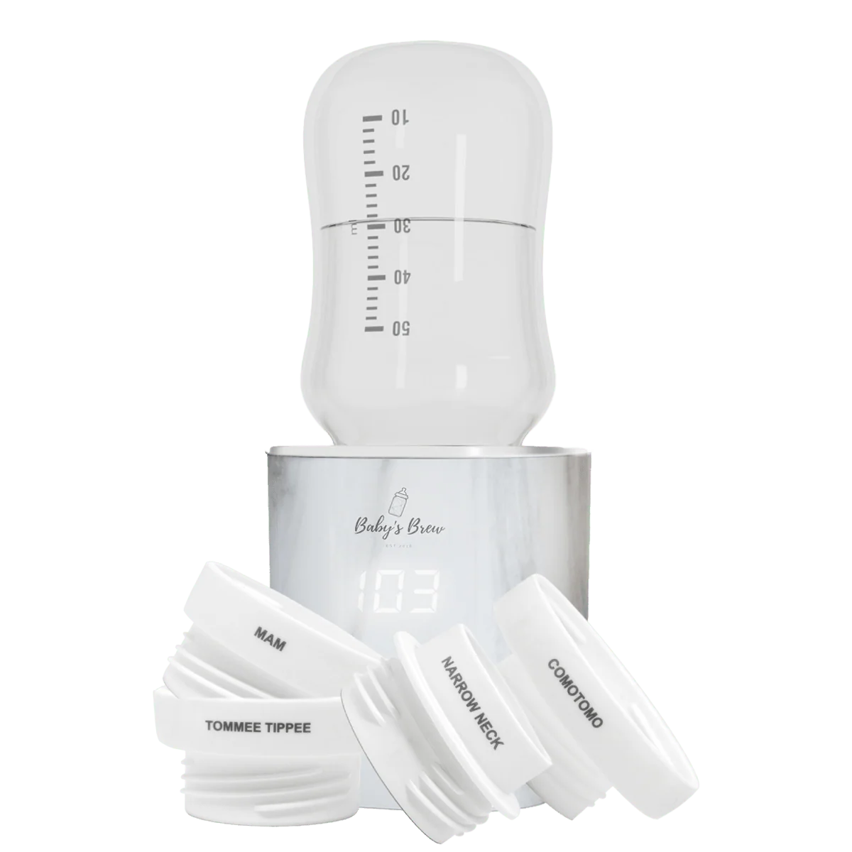 Portable Bottle Warmer Pro 3.0 | All-in-One Bundle (Warmer + 4 Adapters) - Image 12