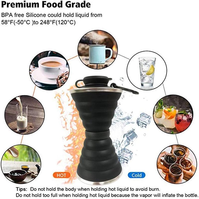 The Minimalist 500ml Folding Bottle - Image 4