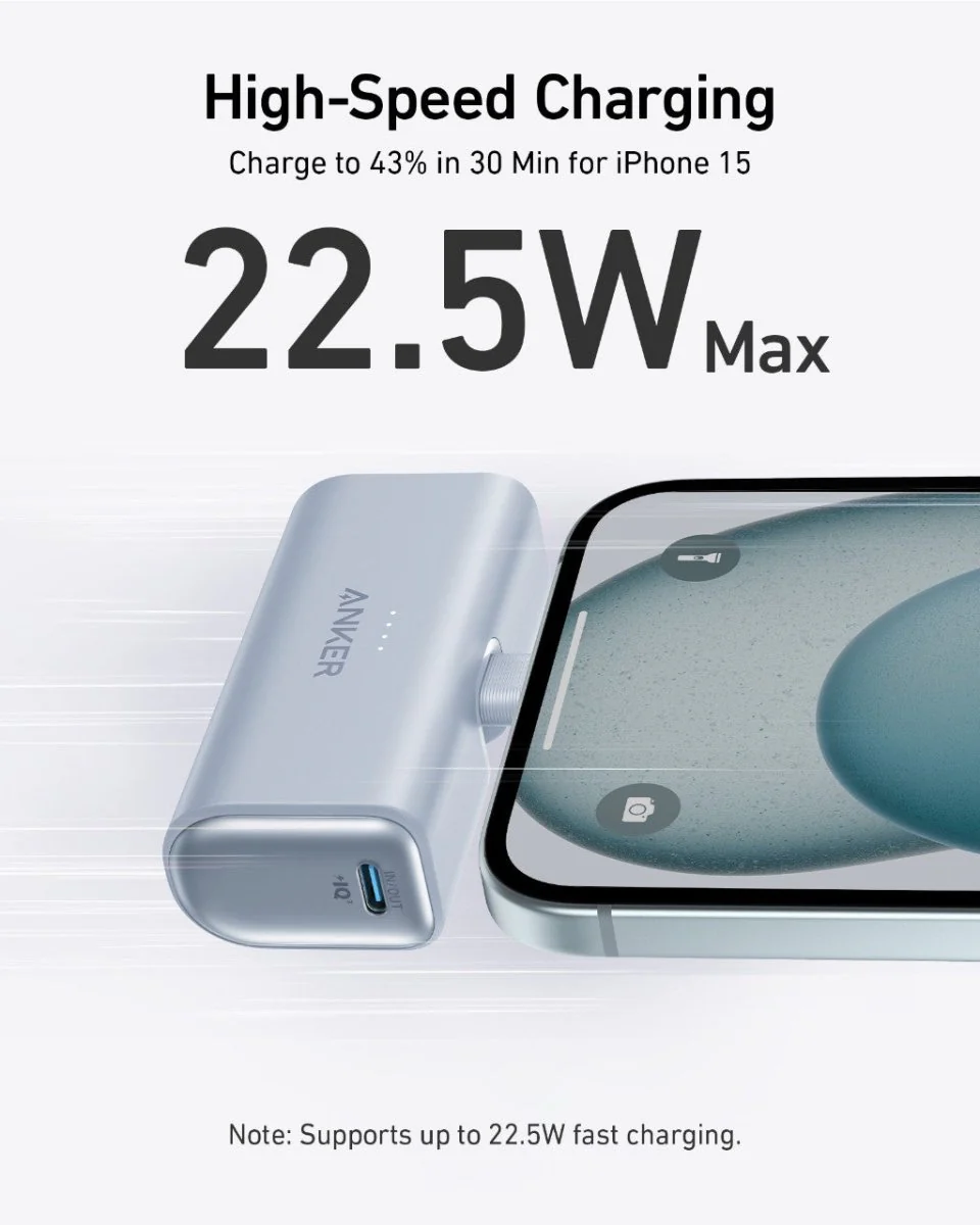 Anker Nano Power Bank (22.5W, Built-In USB-C) - Image 10