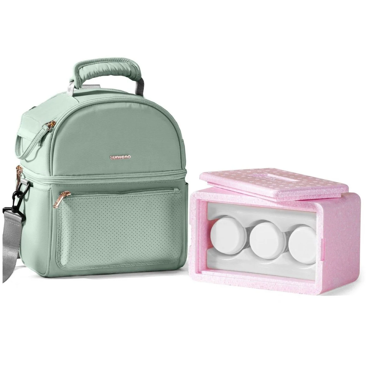 Breastmilk Cooler Bag with Detachable Insulation Box Set - Image 14