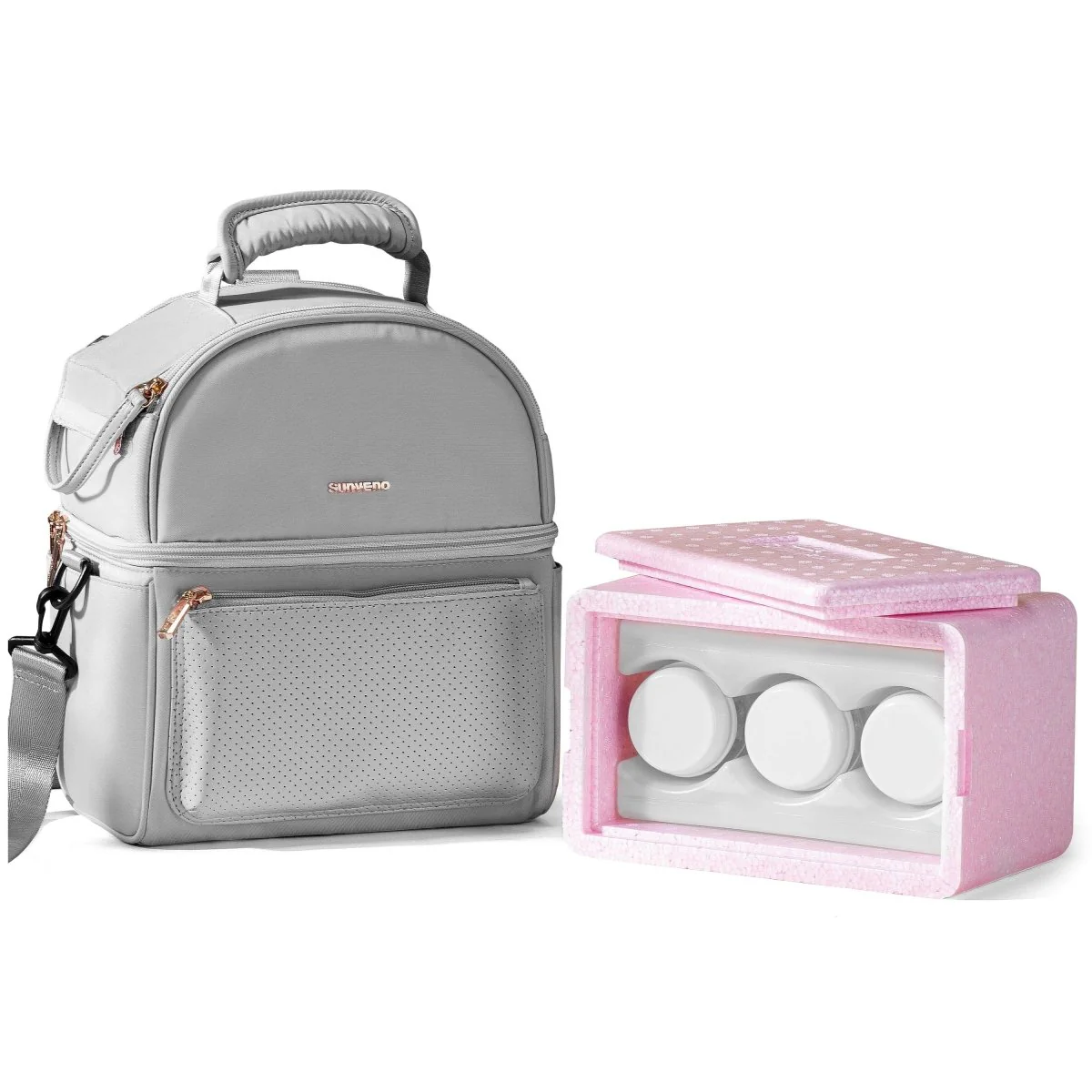 Breastmilk Cooler Bag with Detachable Insulation Box Set - Image 8