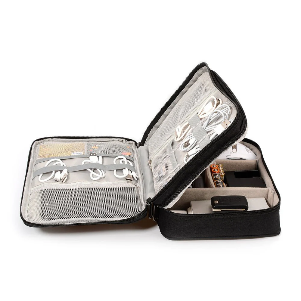 Tri-Layer Tech & Accessory Organizer - Image 2