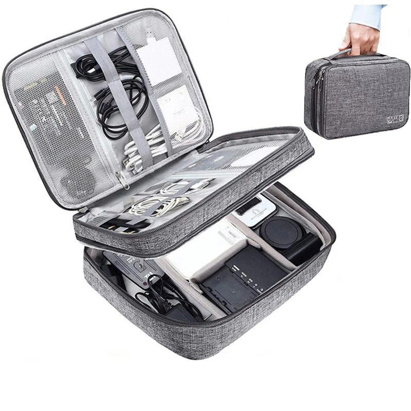 Double-Layer Tech & Cable Organizer - Image 10