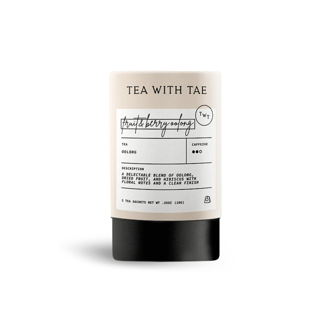 Fruit & Berry Oolong Mini Tea Tube – Sweet & Floral (5 Sachets) - Image 2