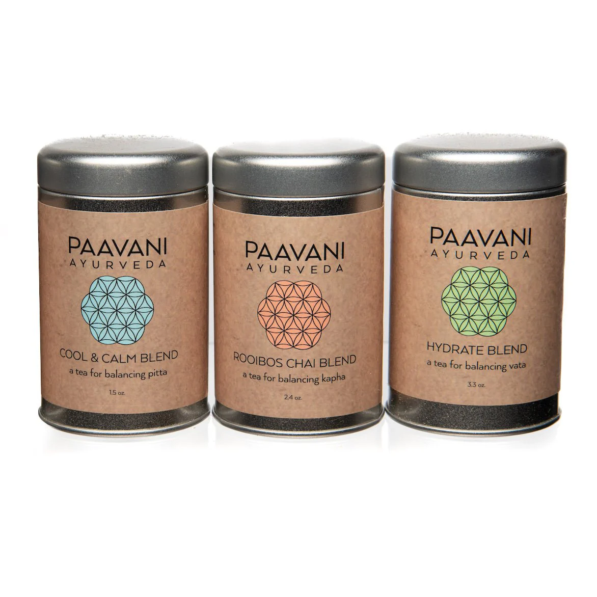Ayurvedic Organic Loose-Leaf Tea Caffeine-Free Wellness Trio - Image 2