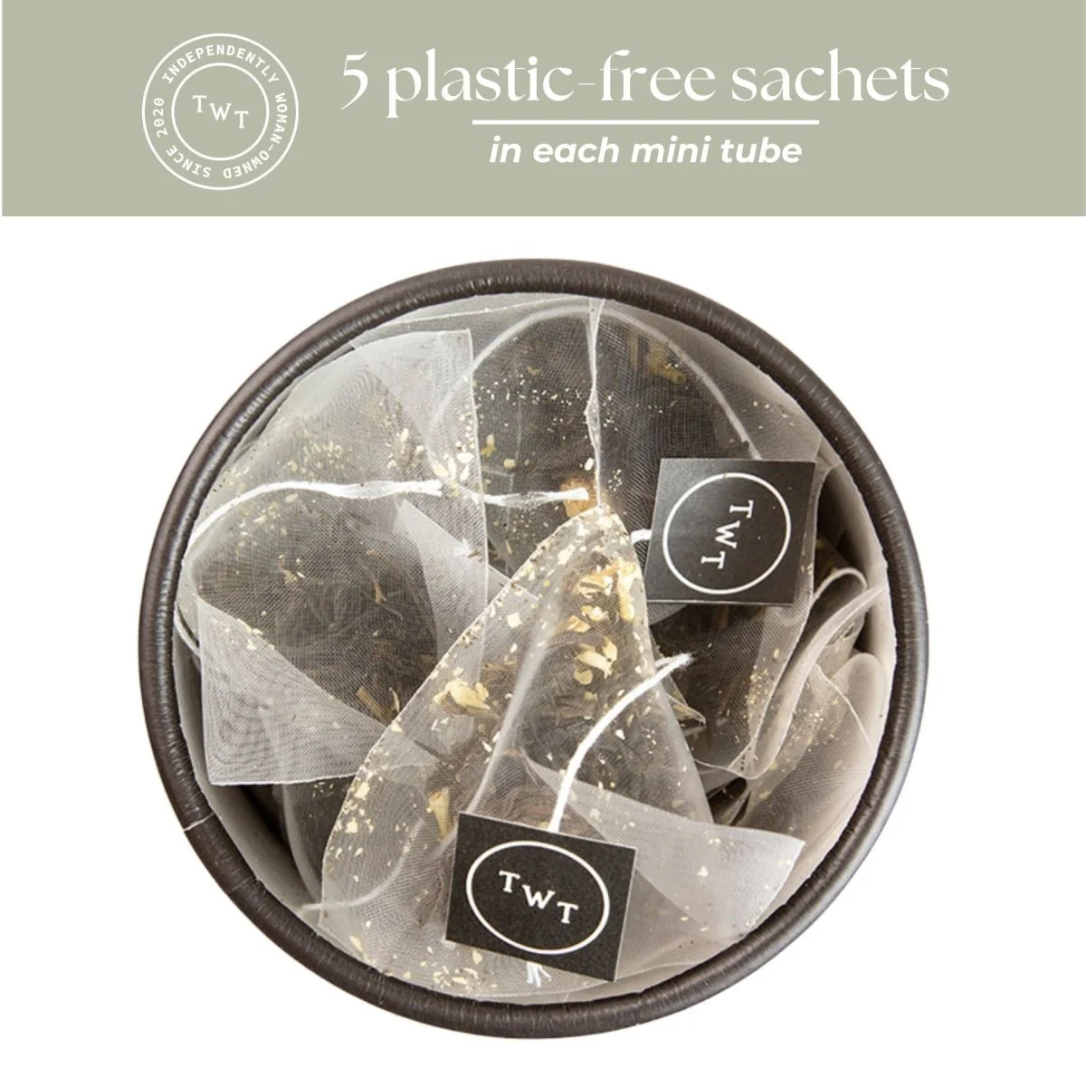 Jasmine Green Tea Mini Tube – Calm Energy (5 Sachets) - Image 3