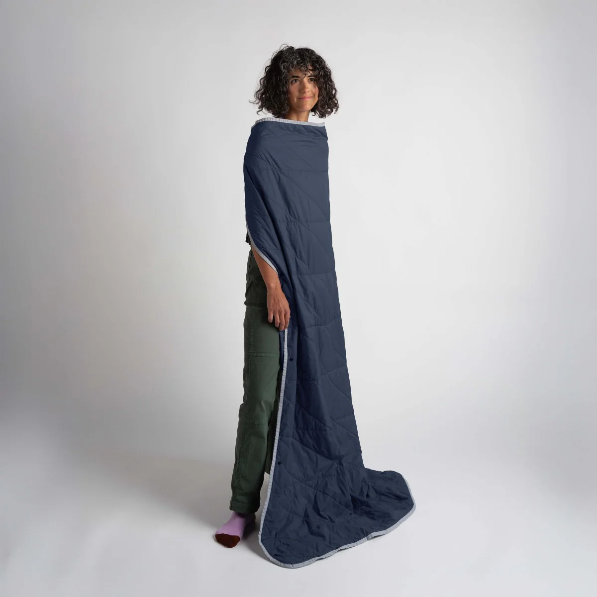 Layover™ Travel Blanket - Packable & Puffy | Blue - Image 4