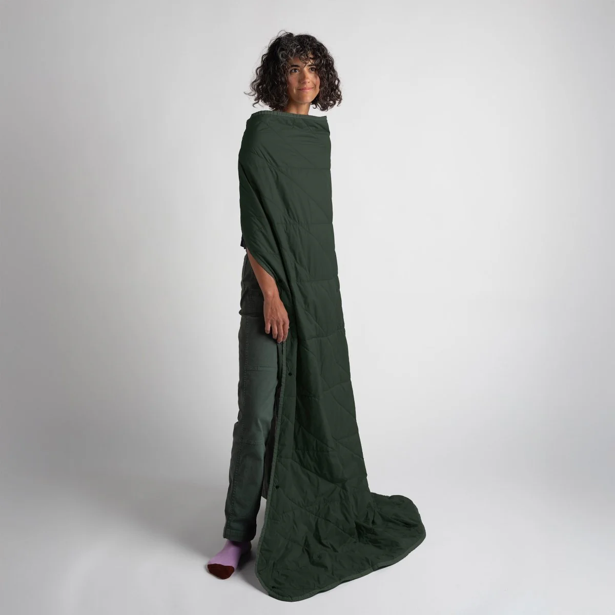 Layover™ Travel Blanket - Packable & Puffy | Spruce - Image 4