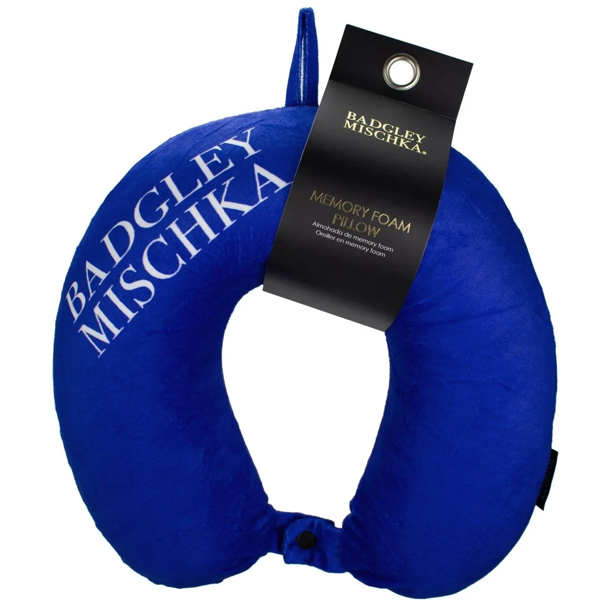 Badgley Mischka Memory Foam Travel Neck Pillow - Image 3