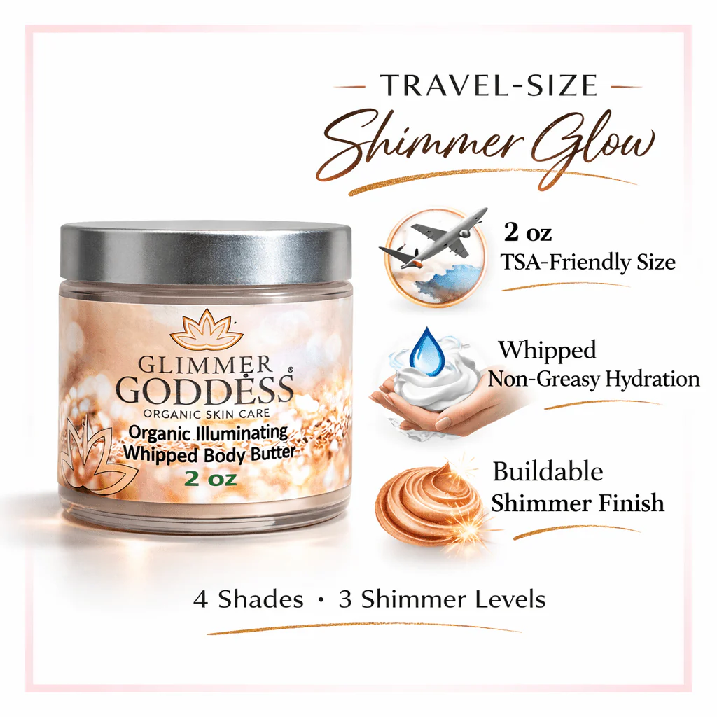 Organic Shimmering Body Butter (2 oz)