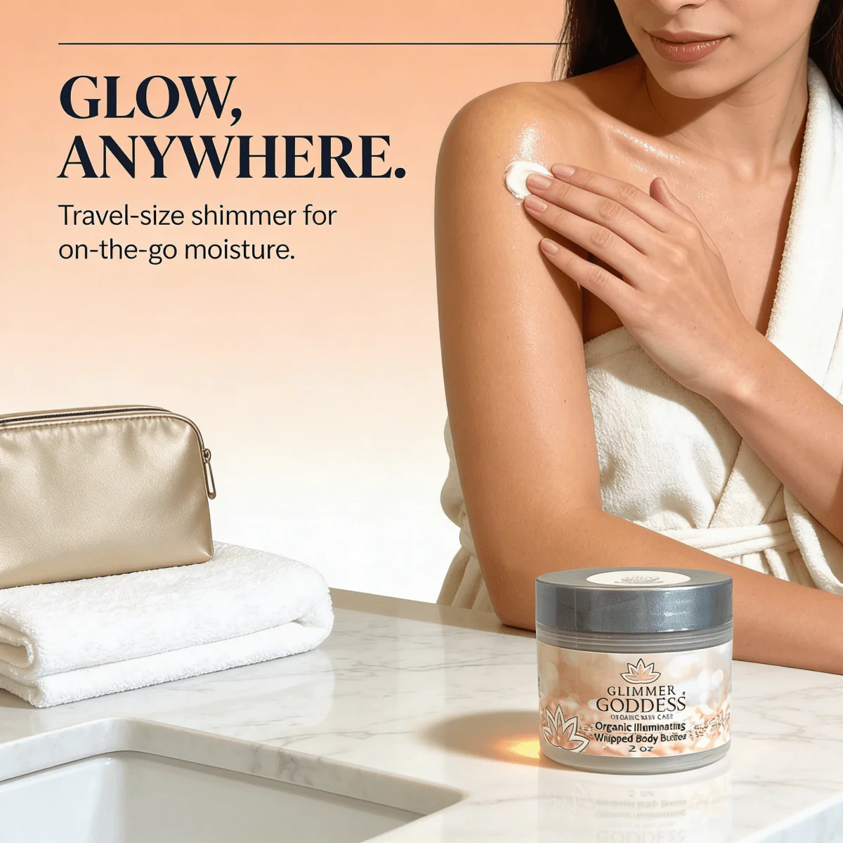 Organic Shimmering Body Butter (2 oz) - Image 3
