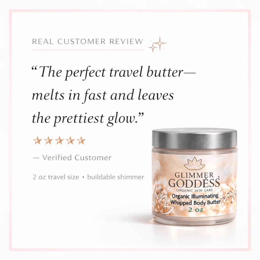 Organic Shimmering Body Butter (2 oz) - Image 4