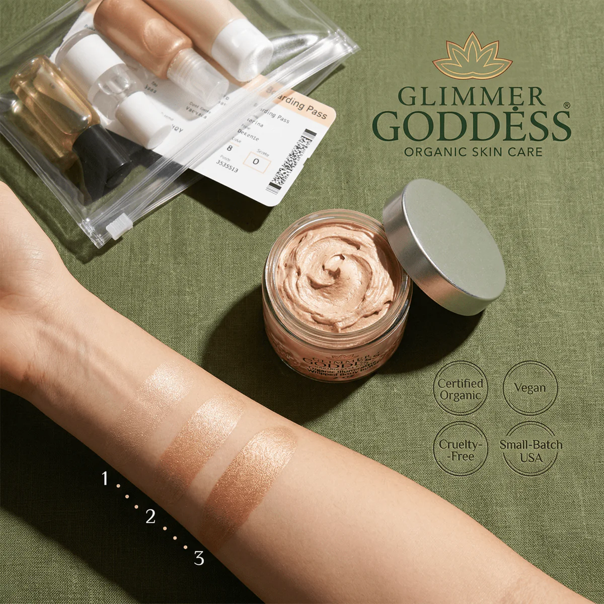 Organic Shimmering Body Butter (2 oz) - Image 5