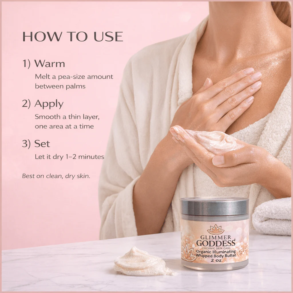Organic Shimmering Body Butter (2 oz) - Image 6