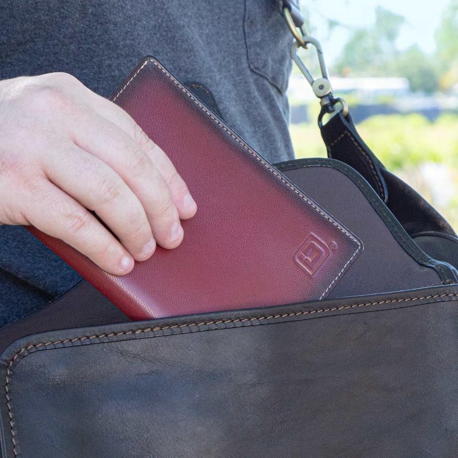 RFID Blocking Leather Passport Wallet - Image 19