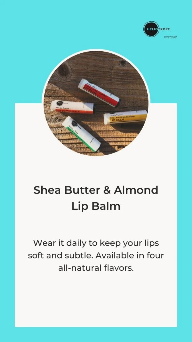 Heliotrope Shea Butter & Almond Lip Balm - Image 3