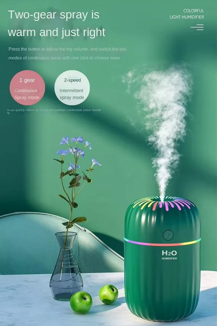 Colorful LED Mini Humidifier & Diffuser – Portable Aromatherapy - Image 5