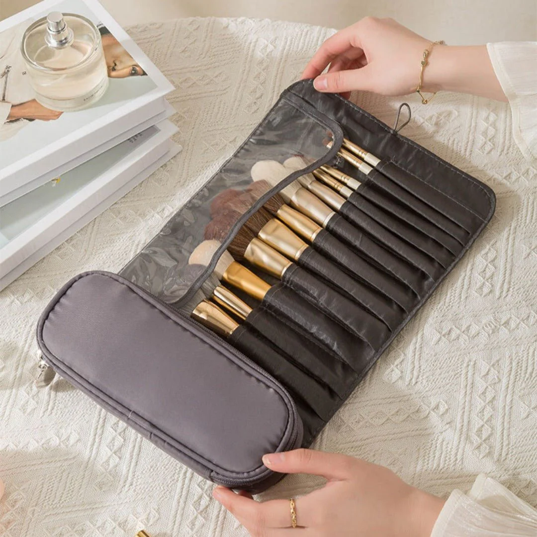 Multi-Function Folding Beauty & Brush Bag - Image 12