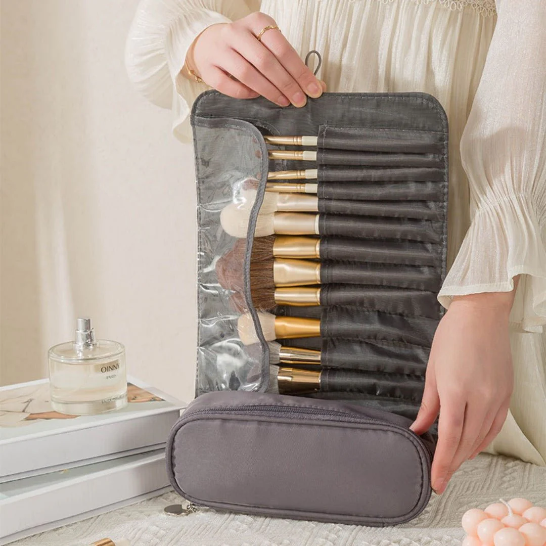 Multi-Function Folding Beauty & Brush Bag - Image 13