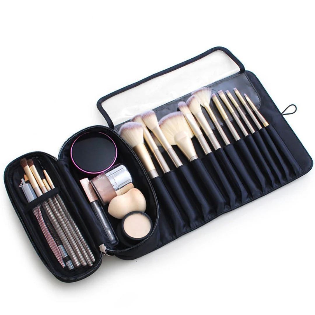 Multi-Function Folding Beauty & Brush Bag - Image 3