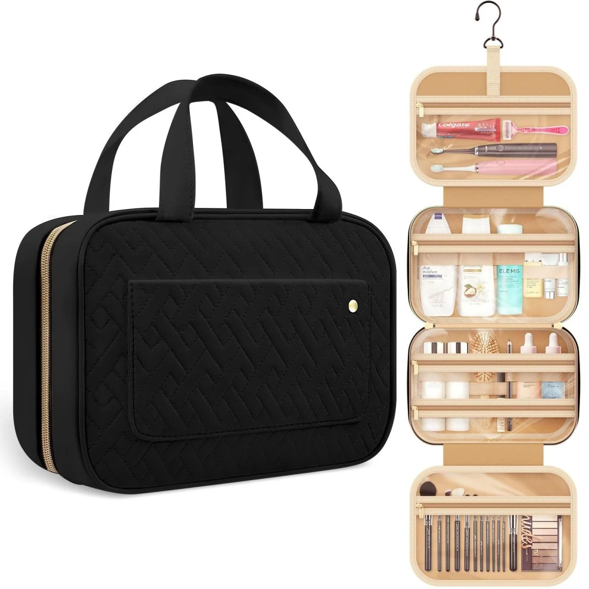 Hanging Travel Wash Bag - Image 6