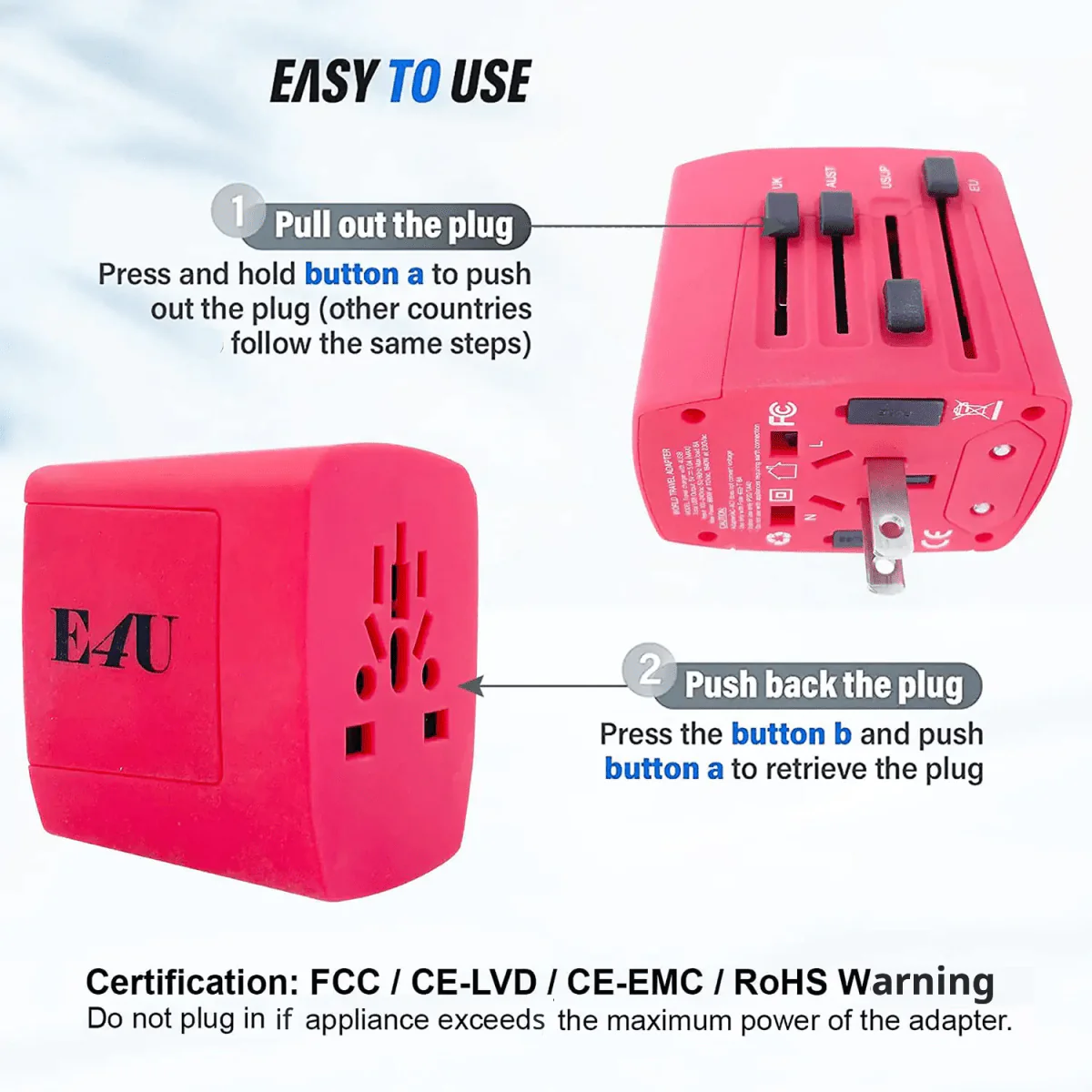 Universal Travel Adapter (3-Pack) - Image 18