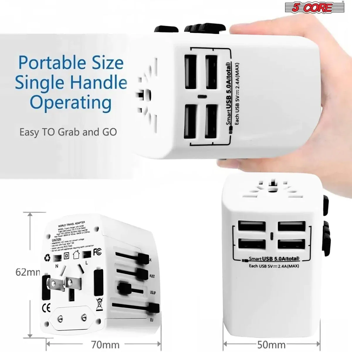 Universal Travel Adapter (3-Pack) - Image 20