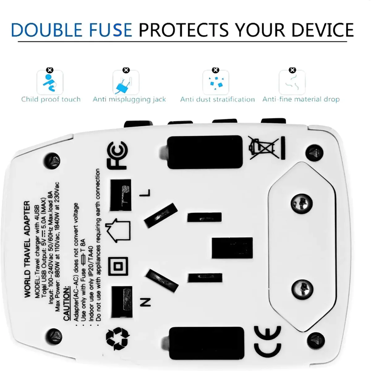 Universal Travel Adapter (3-Pack) - Image 27