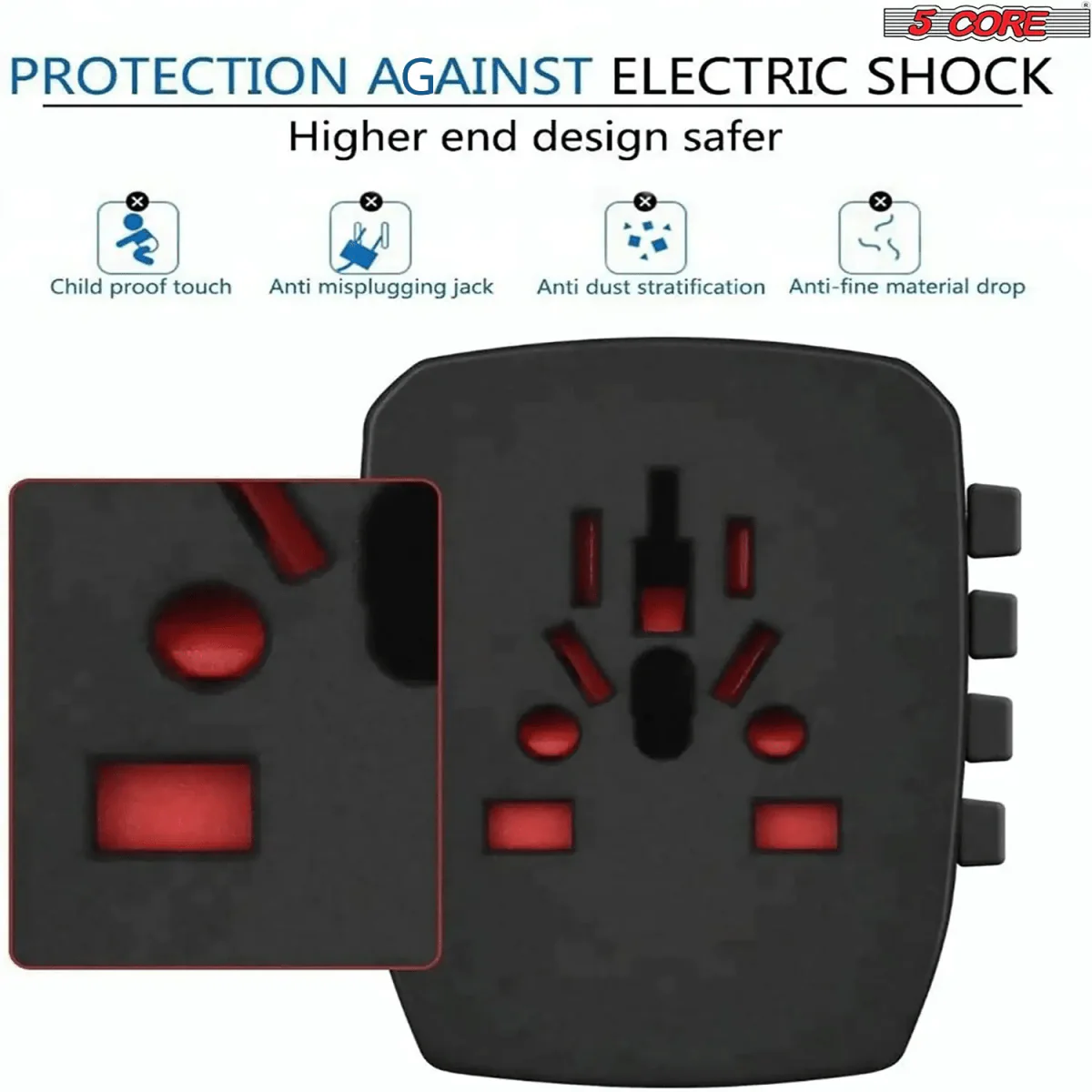 Universal Travel Adapter (3-Pack) - Image 6