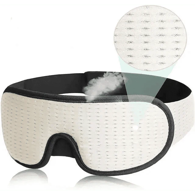 Vintage-Style 3D Sleep Mask | Breathable Cotton Blackout - Image 4