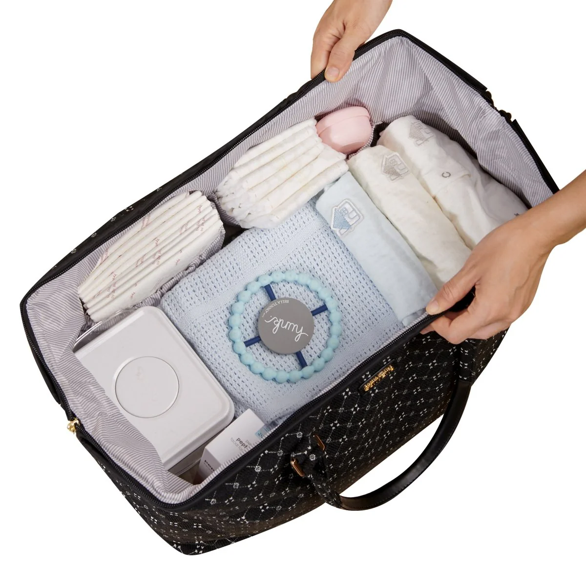 Weekender Mommy Bag Travel Duffle by SUNVENO - Image 25